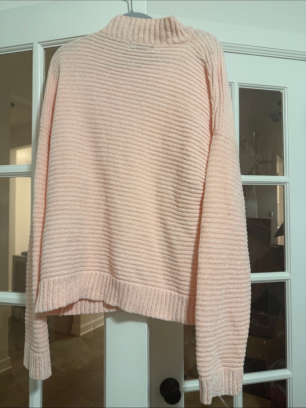 Forever 21 Soft Ribbed Turtleneck Sweater - Pale Pink 2x - Picture 3 of 3